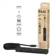 Club 3D „Club3D“ USB-C šakotuvas, 7 viename šakotuvas su 2x USB, 1x HDMI, 1x USB-C PD, RJ45, Micro SD/SD, 140 W, 4K 60 Hz, 1 m kabelis
