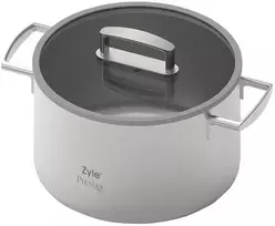 Nerūdijančio plieno puodas Zyle Prestige ZY1740CS, 6,5 l