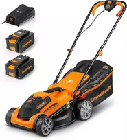 Lawnmaster akumuliatorinė vejapjovė, pjovimo plotis 34 cm, bešepetėlinis variklis, CLMF2434G