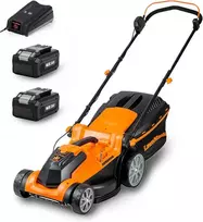 Lawnmaster akumuliatorinė vejapjovė, 24V, 37 cm pjovimo plotis, plieno korpusas, CLMF2437G-03