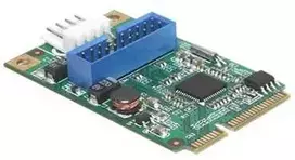 Delock Mini PCIe I/O PCIe full size 1 x 19 Pin USB 3.0 Pin Header
