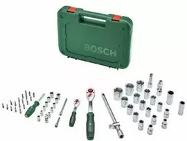 Bosch 1/4 1/2 Terkšlinis raktas rinkinys, 57 vnt.