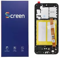 OG Originalus LCD ekranas, skirtas SAMSUNG A20E A202F OEM su rėmeliu
