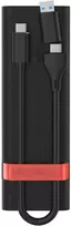 Verbatim M.2 NVMe USB 3.2 Gen 2 SSD korpusas su USB A/USB C kabeliu, juodas 32261