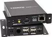 Inline Įmontuota KVM konsolė Įmontuotas HDMI USB KVM per IP ilgintuvas – 4K iki 100 m