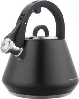 Virdulys, Plieninis virdulys su švilpuku, 2,5 l, matinės juodos spalvos, Klausberg kb-7948