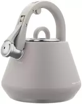 Virdulys, Plieninis virdulys su švilpuku, 2,5 l, matinės pilkos spalvos, indukcinis, klausberg kb-7949
