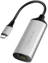 Adapteris USB LogiLink USB-C - RJ-45 Sidabrinė (UA0456)