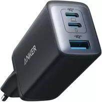 Anker 65W USB-C sieninis kroviklis, 3 jungtys, kompaktiškas GaN II maitinimo šaltinis, A2667311