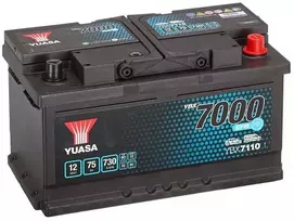 YUASA YBX7110 EFB 75Ah 730A (EN) akumuliatorius