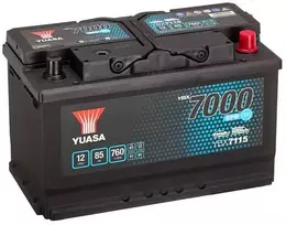 YUASA YBX7115 EFB 85Ah 760A (EN) akumuliatorius
