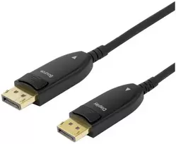 Deltaco DP-AOC10, 10 m, DisplayPort, DisplayPort, Kištukas, Kištukas, 7680 x 4320 pikselių