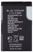 For_Nokia „Nokia BL-5C“ 1020 mAh ličio jonų baterija, skirta „Nokia“ (OEM)