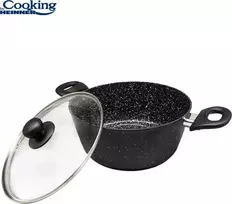 Cooking By Heinner Puodas su dangčiu aliuminio su keramikos danga 3.8L 24x10cm HR-NL-24S HEINNER