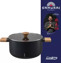 Cooking By Heinner Puodas aliuminio su keramikos danga 5.3L 24x12.5cm HR-SNT-S24 HEINNER