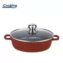 ALIUMINIO KEPTUVE SU DANGTELIU 24X6,5CM, 2,6L, CALABRIA, COOKING BY HEINNER