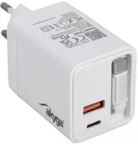 USB C tipo / USB A tipo maitinimo adapteris su USB C tipo laidu - 5-20V / 1.5-3.2A - Akyga AK-CH-30