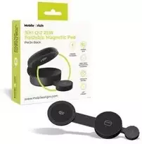 Mobile Origin 3 viename Qi2 25 W sulankstomas magnetinis įkrovimo padėkliukas PW34, juodas