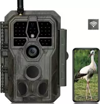 GardePro miško kamera Wi-Fi su mobiliąja programėle, 64 MP, 1296p vaizdo įrašai, IP66, E8