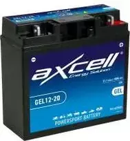 Akumuliatorius Akum.Axcell 32 Ah GEL-/+ 12V 445A 166x130x175mm