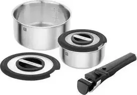 ZWILLING UNLOCK Rinkinys 2 garnków su pokrywkami + uchwyt