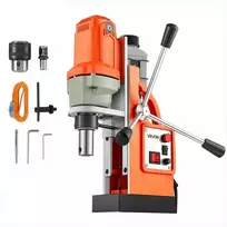 Magnetinės gręžimo staklės metalo paviršiams, pramoniniam ir namų tobulinimui, 1200W galia, 38 mm gręžimo skersmuo, magnetinis gręžtuvas su efektyviu aušinimu, metalo apdirbimo įrankis