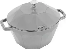 STAUB SPECIAL COCOTTE deimantinis ketaus puodas 2,8 l, pilkas