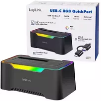 LogiLink Doko stotelė usb-c do hdd/sdd 2.5/3.5'