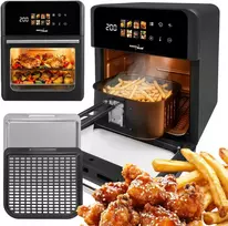 „GreenBlue AIR FRYER“ oro gruzdintuvė be aliejaus, 1800 W, 10 l talpa, 8 programos, priedai, laikmatis, GB950