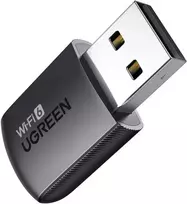 Ugreen Wi-Fi USB-A adapteris 2.4GHz 287Mbit/s + 5GHz 600Mbit/s, juodas