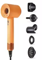 Orange Profesionalus plaukų džiovintuvas su magnetiniais antgaliais (5 vnt.) ir laikiklius, Oranžinis