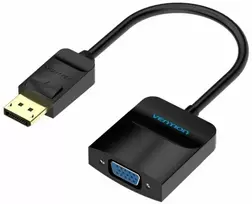 Adapteris AV Vention I/O ADAPTER DP TO VGA/0.15M Juodas HBFBB VENTION