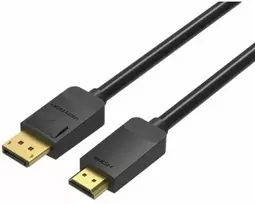 Vention DisplayPort į HDMI ventiliacijos kabelis HADBH 2 m Juodas
