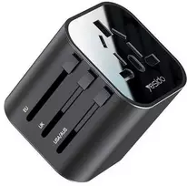 Yesido „Yesido“ universalus adapteris MC09 JK/ES/JAV/AU, maks. 8A, Juodas