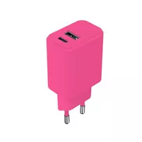 Alogy Telforceone Setty įkroviklis USB + USB-C 20W LSIM-AC-206 rožinis