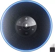Audio konferencijų garsiakalbis - Emeet OfficeCore M2 Wireless Conference Speaker (4 mics, 360° sound, USB-C, Bluetooth, AUX) Juodas