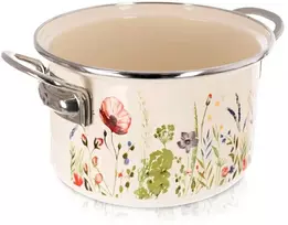 Orion Kreminis emaliuotas puodas MAKI 20 cm, 3 l