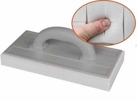 Trintuvė EDELMAX, 28 x 14 cm, plastikinė, su tankiu, įpjautu porolonu 25 mm