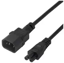 Maitinimo kabelis DELTACO IEC C14 - IEC C5, 1m, juodas / 1902268