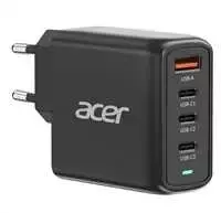 Nešiojamojo kompiuterio maitinimo adapteris Acer ZL.ADTCC.00L kroviklis įrenginiams przenośnych Uniwersalne Juodas Prąd przemienny Szybkie ładowanie Wewnętrzna