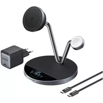 Anker Prime Wireless Charging Station Qi2.2 25W wireles charging (3-in-1, MagGo, AirCool, Dock Stand) PSU added