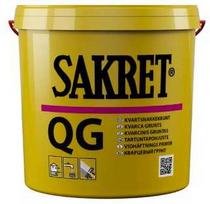 Mažai įsigeriančių pagrindų kvarcinis gruntas SAKRET QG, baltos sp., 1,5kg