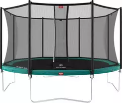 Batutas BERG Favorit Regular 430 žalias + apsauginis tinklas Comfort