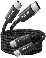 Įkrovimo laidas Anker USB-C / USB-C 240W (juodas) 2 x 1,8 m