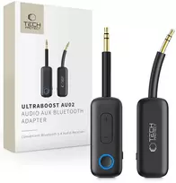 Tech-Protect ULTRABOOST AU02 GARSO ADAPTERIS AUX BLUETOOTH 5.4 Juodas