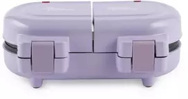 Giles & Posner dviguba vaflinė ir užkandžių keptuvė, pastelinė violetinė