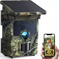 WOLFANG medžioklės kamera 4K, Wi-Fi, Bluetooth, 68 MP, naktinis matymas, judesio jutiklis, WT03