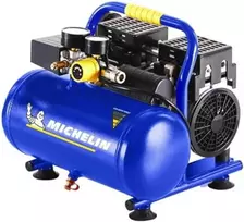 MICHELIN tylus oro kompresorius, 6 l, 59 dB, 8 bar, be alyvos, 106 l/min, 1 AG, modelis 1129981079