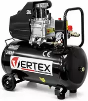 Vertex Best Performance oro kompresorius 50 l, 206 l/min, 8 bar, 1,5 kW, su ratais, VHC50
