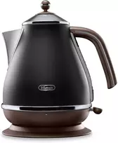 De'Longhi elektrinis virdulys 1,7 l, nerūdijančio plieno korpusas, 2400 W, juodas, KBOV2001.BK